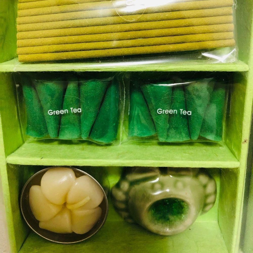 NIB: Incense Gift Set - Green Tea & Lemon‎ - Picture 3 of 11